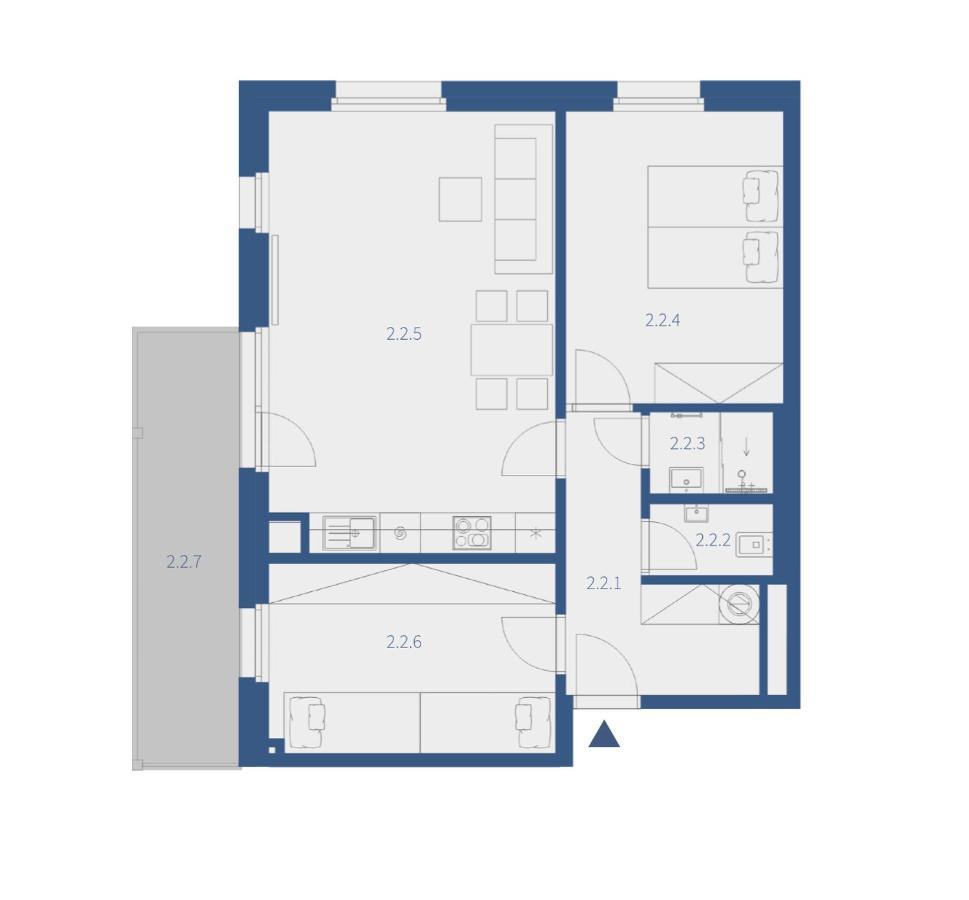 Family 2 Bedroom Ski&Bike Apartment With Terrase ยันสแก ลาสเนีย ภายนอก รูปภาพ